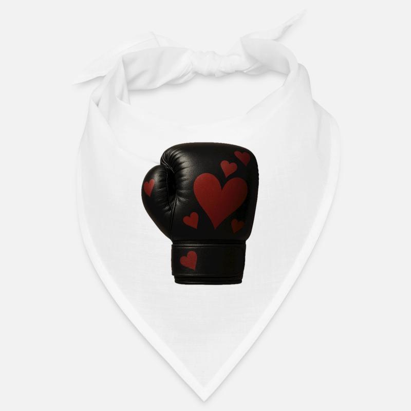 Boxhandschuh mit Herzen Bandana
