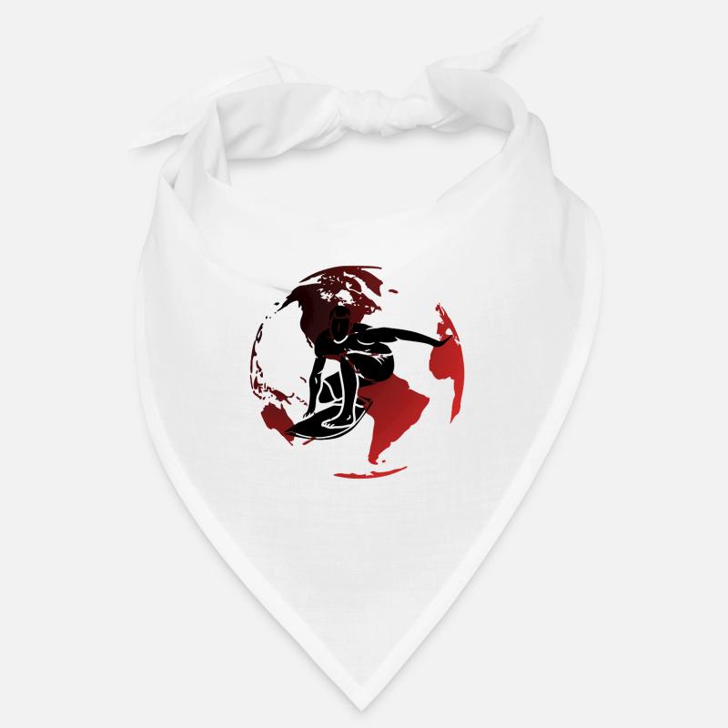 Globe Rouge surfeur Bandana