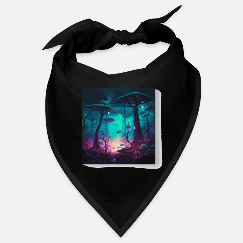 Neonwald der Leuchtpilze Bandana