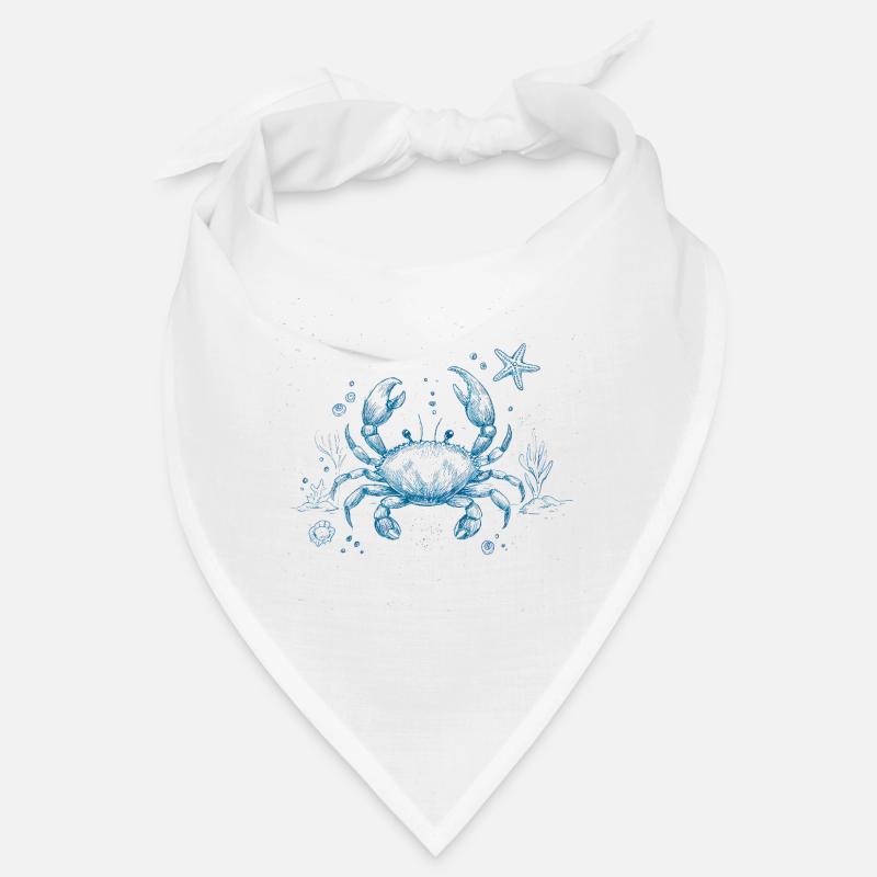 Blue Crab – Ocean Illustration Bandana