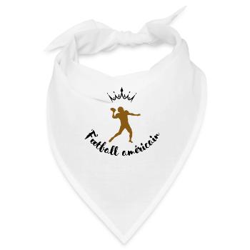 Quarterback im Einsatz - Bandana - Weiß - Vorne