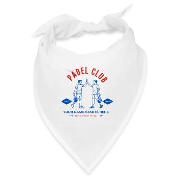 Padel Club  Logo - Bandana - Weiß - Vorne