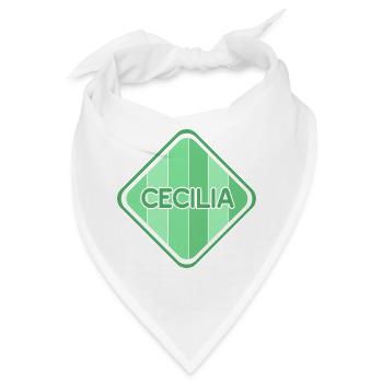 Geschenk für Vor - Bandana - Weiß - Vorne