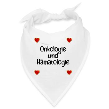 Herzliche Onkologie Hämatologie - Bandana - Weiß - Vorne