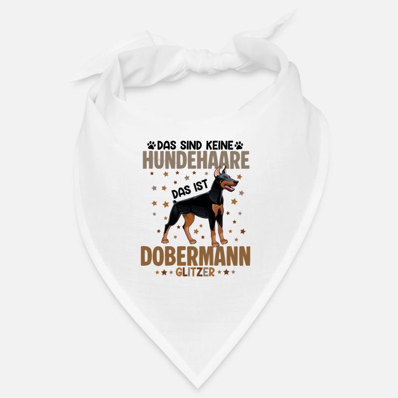 Ce n’est pas du poil de chien, c’est un doberman, des chiens Bandana
