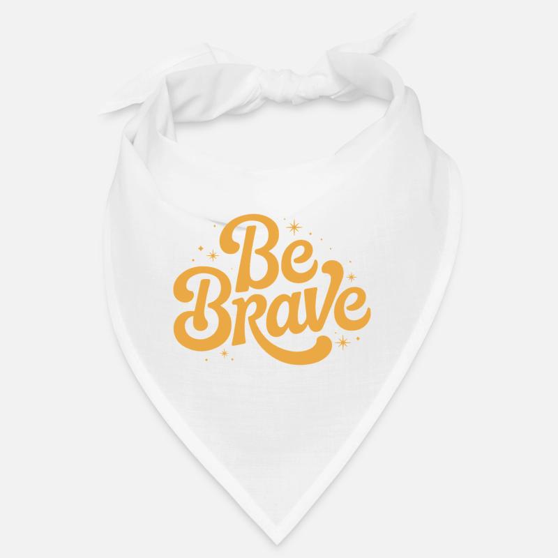 Be Brave Script Emblem Bandana
