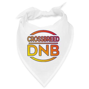 Kreuzung DNB Drum N Bass Shirt Breakbeat Jungle - Bandana - Weiß - Vorne