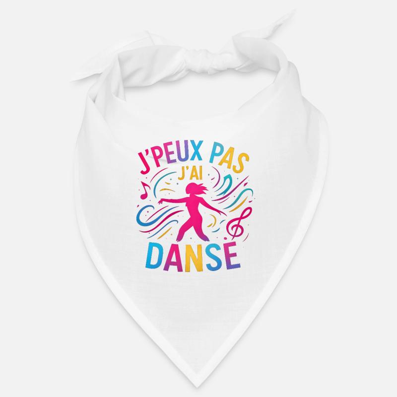I Can't I Danced — Buntes Glitzern Bandana