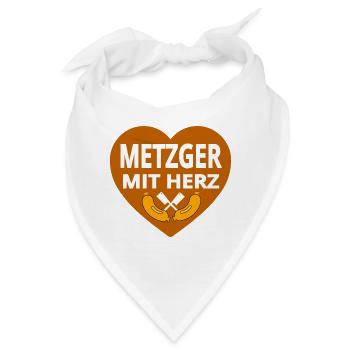 Metzger - Bandana - Weiß - Vorne