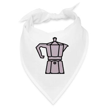 Kaffee Espressokocher - Bandana - Weiß - Vorne