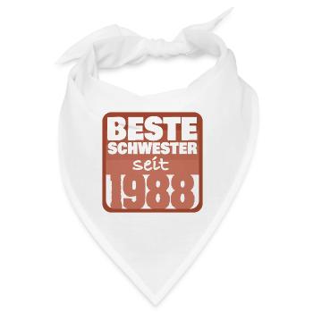Geschwister 1988 - Bandana - Weiß - Vorne