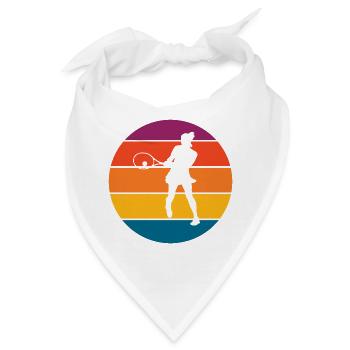 Tennis - Bandana - Weiß - Vorne