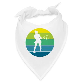 Tennis - Bandana - Weiß - Vorne