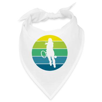 Tennis - Bandana - Weiß - Vorne