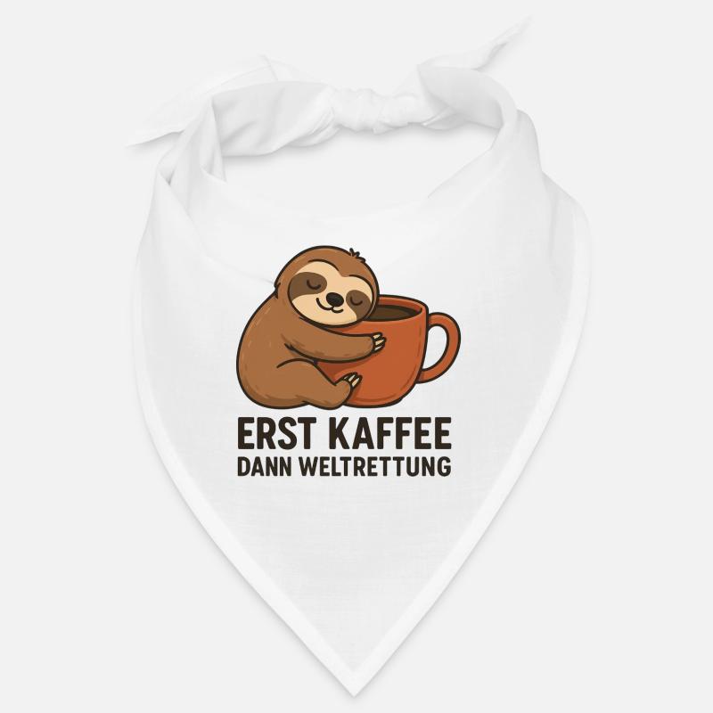 First coffee, then saving the world Bandana