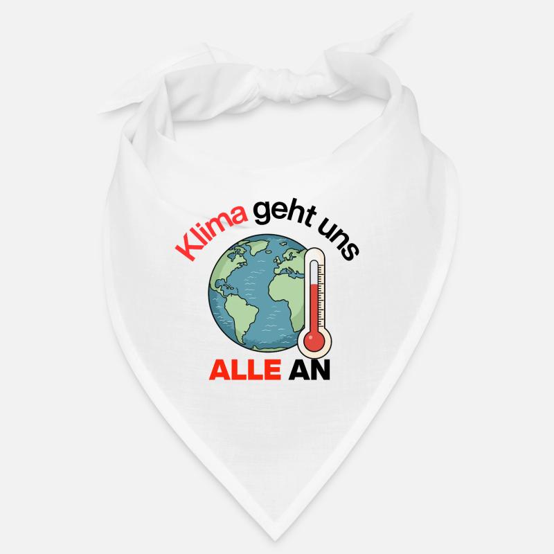Klima geht uns alle an. Handle jetzt, Future now Bandana