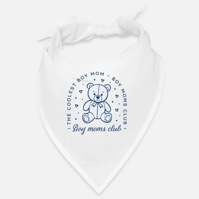 Boy Moms Club, coole Mutter, süße blaue Ästhetik Bandana