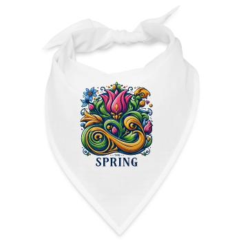 Frühling Logo - Bandana - Weiß - Vorne