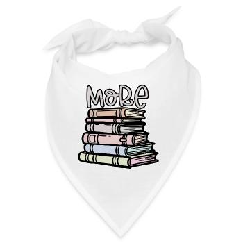 Lesen Sie mehr Bücher - Bandana - Weiß - Vorne
