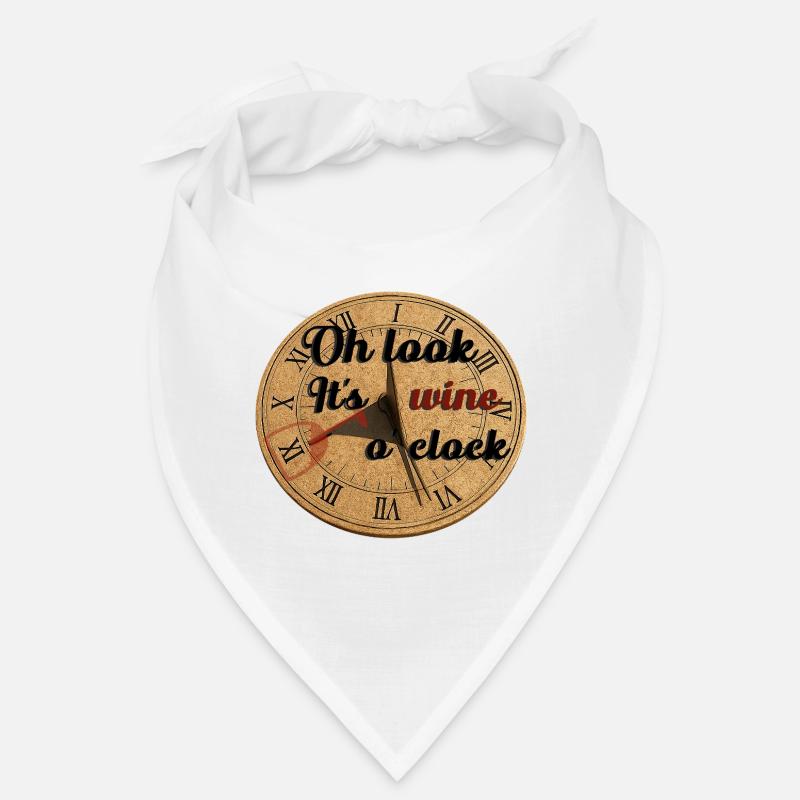 Oh regarde, c’est l’heure du vin – Illustration du cadran solaire Bandana