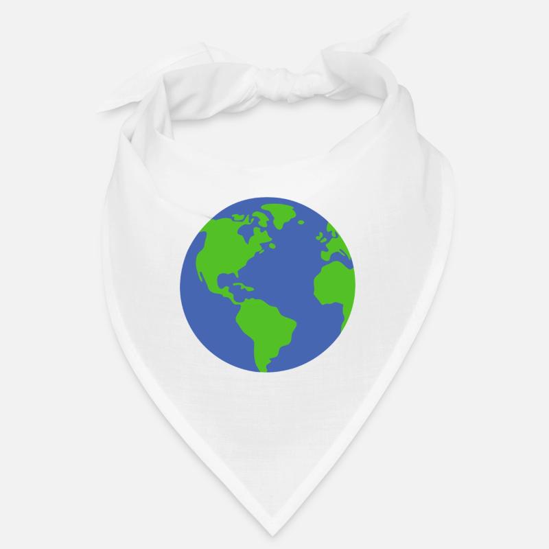 Planète Terre - Bandana - blanc