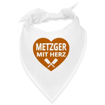 Metzger - Bandana - Weiß - Vorne