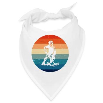 Ein Must Have für echte Unihockey - Bandana - Weiß - Vorne