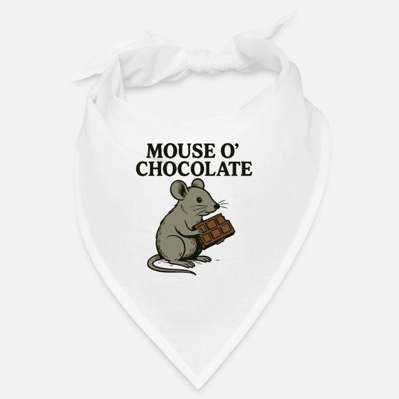 Mouse o’Chocolate Wortspiel Maus Schokolade Bandana