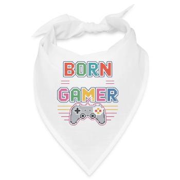 Geboren, um ein Gamer zu sein - Bandana - Weiß - Vorne