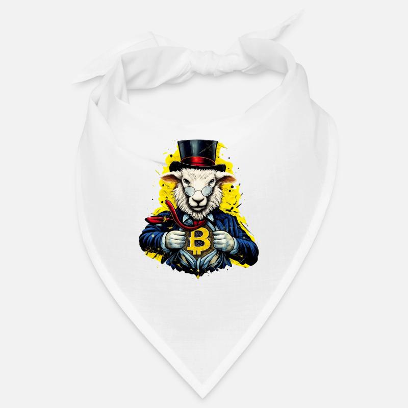 Bitcoin Schaf Gentleman Bandana