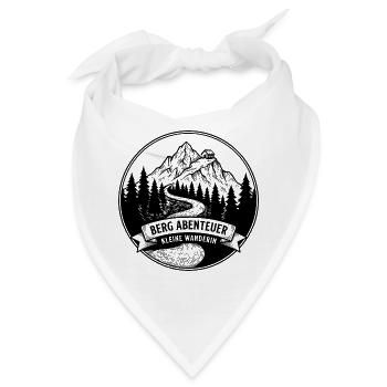 Kleine Wanderin - Bandana - Weiß - Vorne