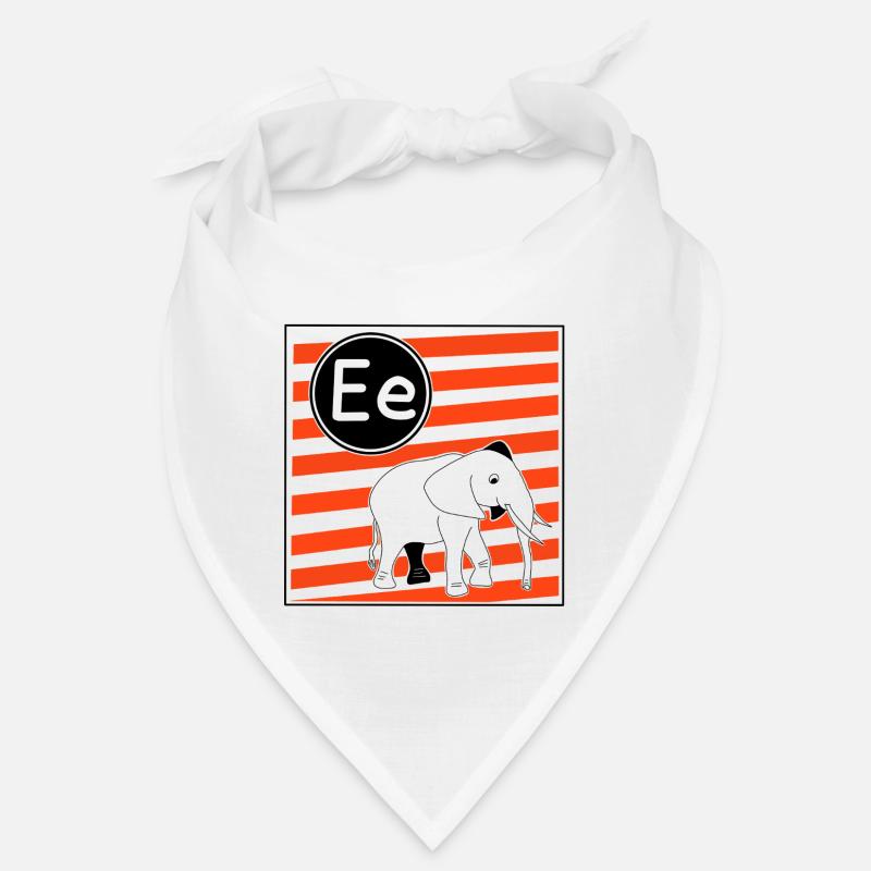 E for Elephant Letters for Learning to Read Bandana