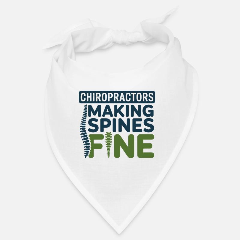 Chiropractor Making Spines Fine Professional DC  Bandana