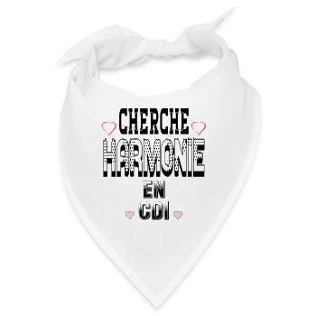 Suche nach Harmonie bei einem unbefristeten Vertrag - Bandana - Weiß - Vorne