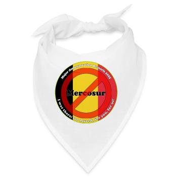 Bauernprotest gegen Mercosur - Bandana - Weiß - Vorne