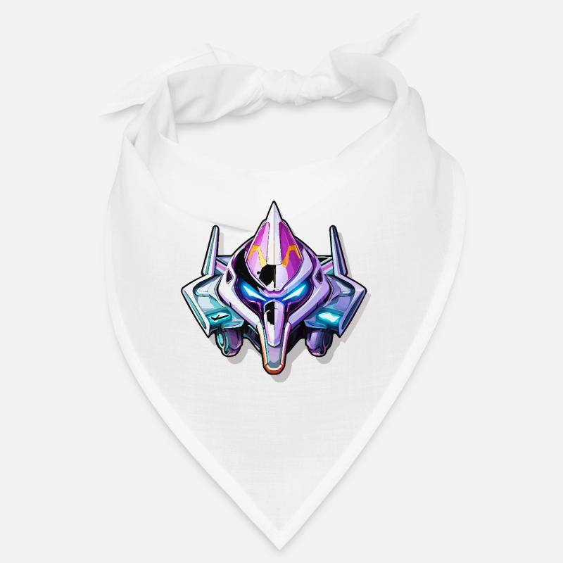 Neon Mech Warrior Helmet Bandana