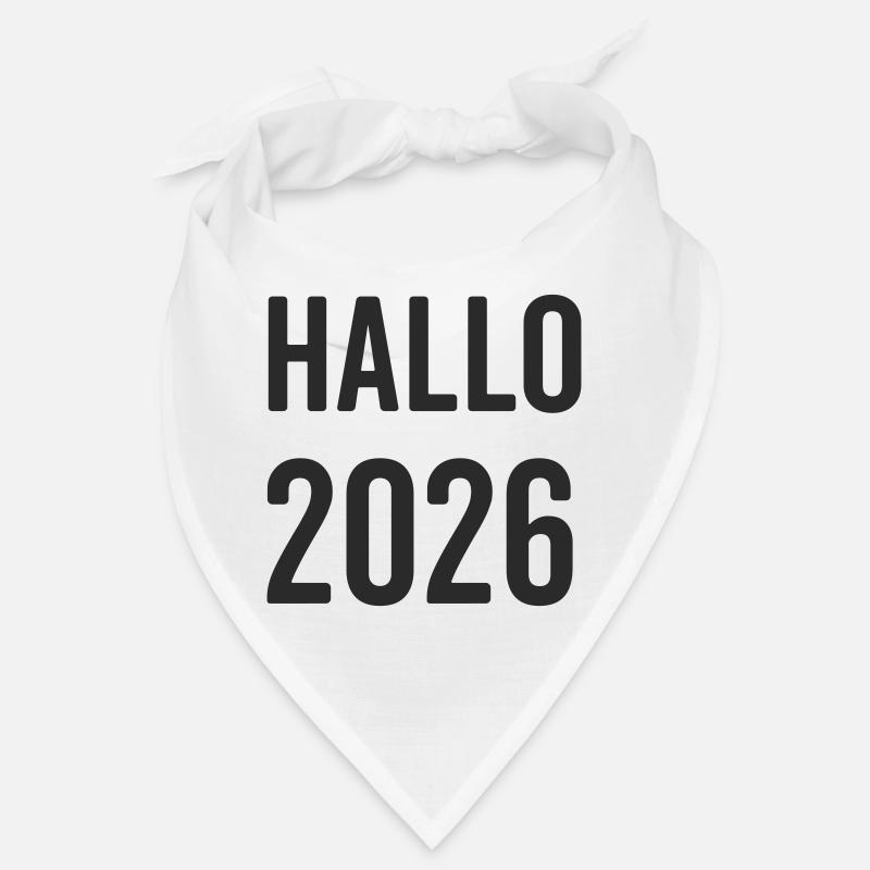 Hello 2026 Bandana