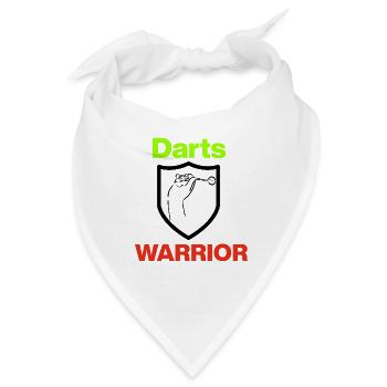 Darts Warrior, Perfect Grip, Onehundreteighty, 180 - Bandana - Weiß - Vorne
