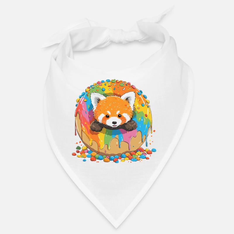Renard Donut Arc-en-ciel Bandana