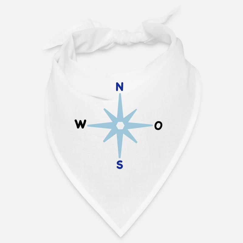 Compass Cardinal Directions Star Compass Maritime Bandana