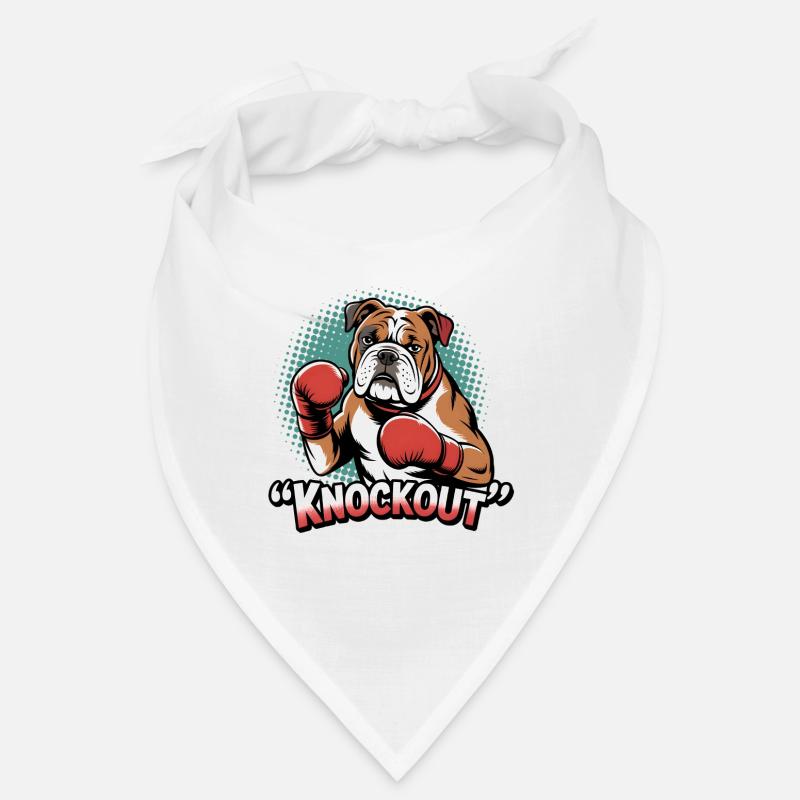Chien boxeur Knockout | Pour de vrais combattants ! Bandana