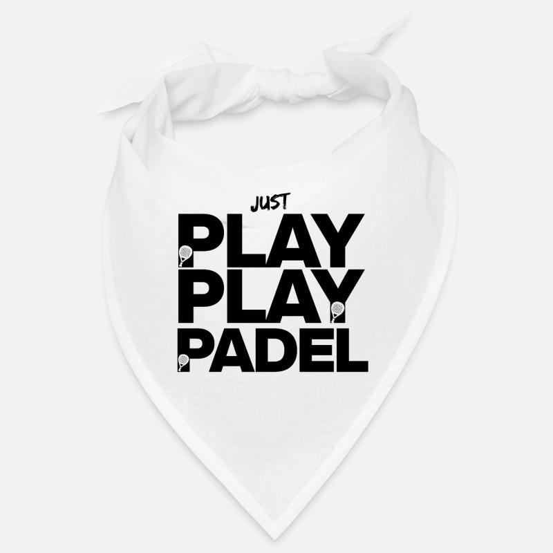 Jouez simplement au Padel – Feu sur le terrain ! Écrase-le ! Bandana