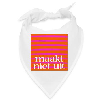 Spielt keine Rolle - Bandana - Weiß - Vorne