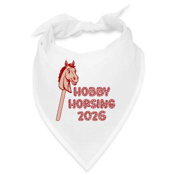 Hobby Horsing 2026 Pferde - Bandana - Weiß - Vorne