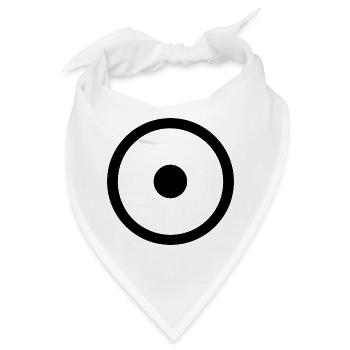 Alles ist Eins - Bandana - Weiß - Vorne