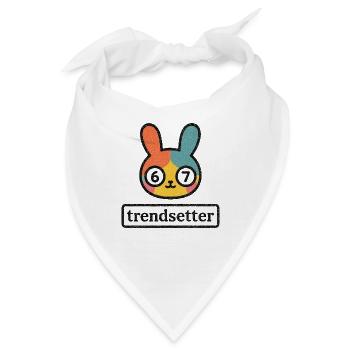 Bunny 67: Trendsetter - Bandana - Weiß - Vorne