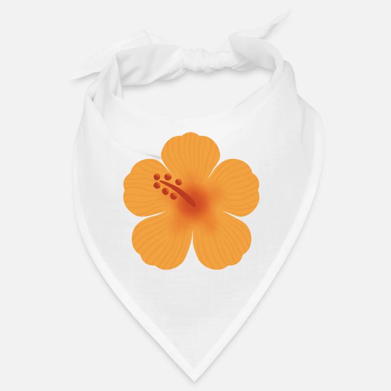 Floraison d’hibiscus orange Bandana