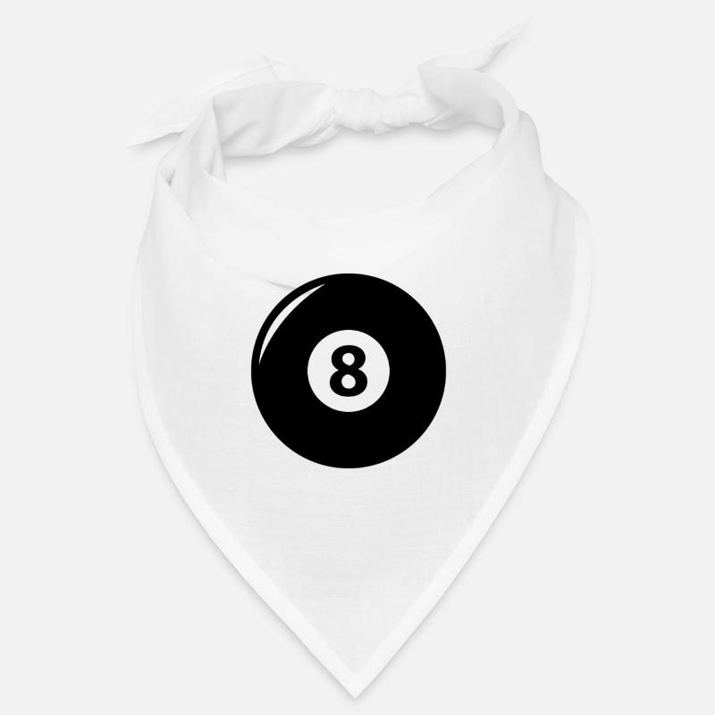 8 black billiards Bandana
