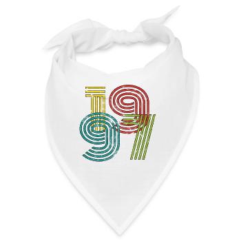 1997 Vintage - Bandana - Weiß - Vorne
