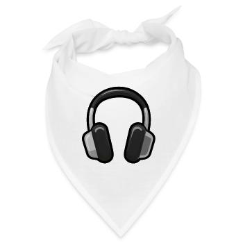 Kopfhörer für Liebhaber elektronischer Klänge - Bandana - Weiß - Vorne